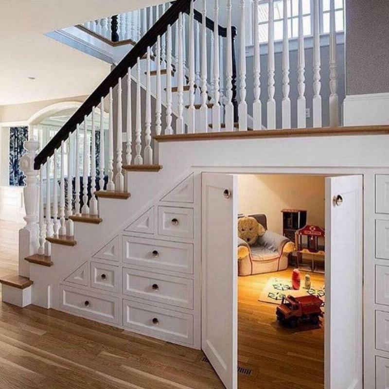 room under stairs