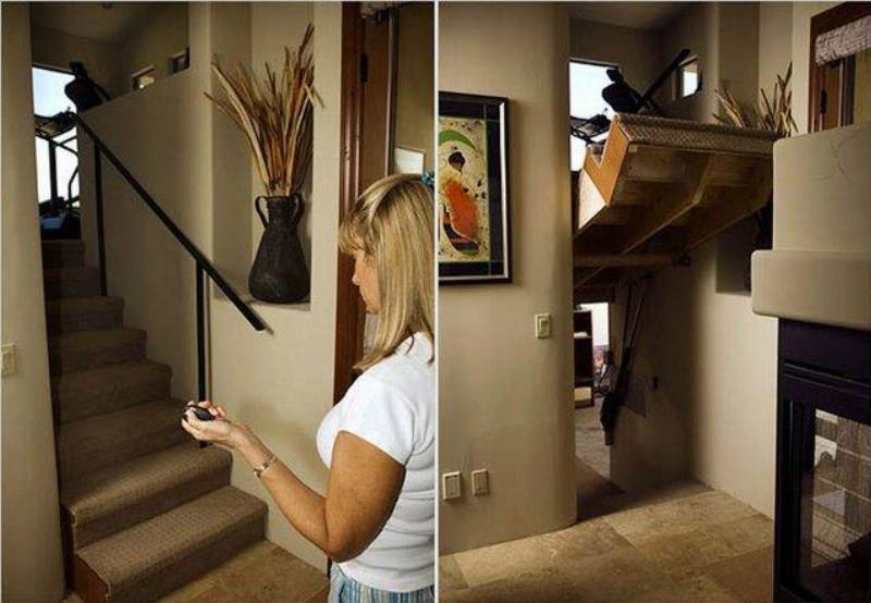 room under stairs