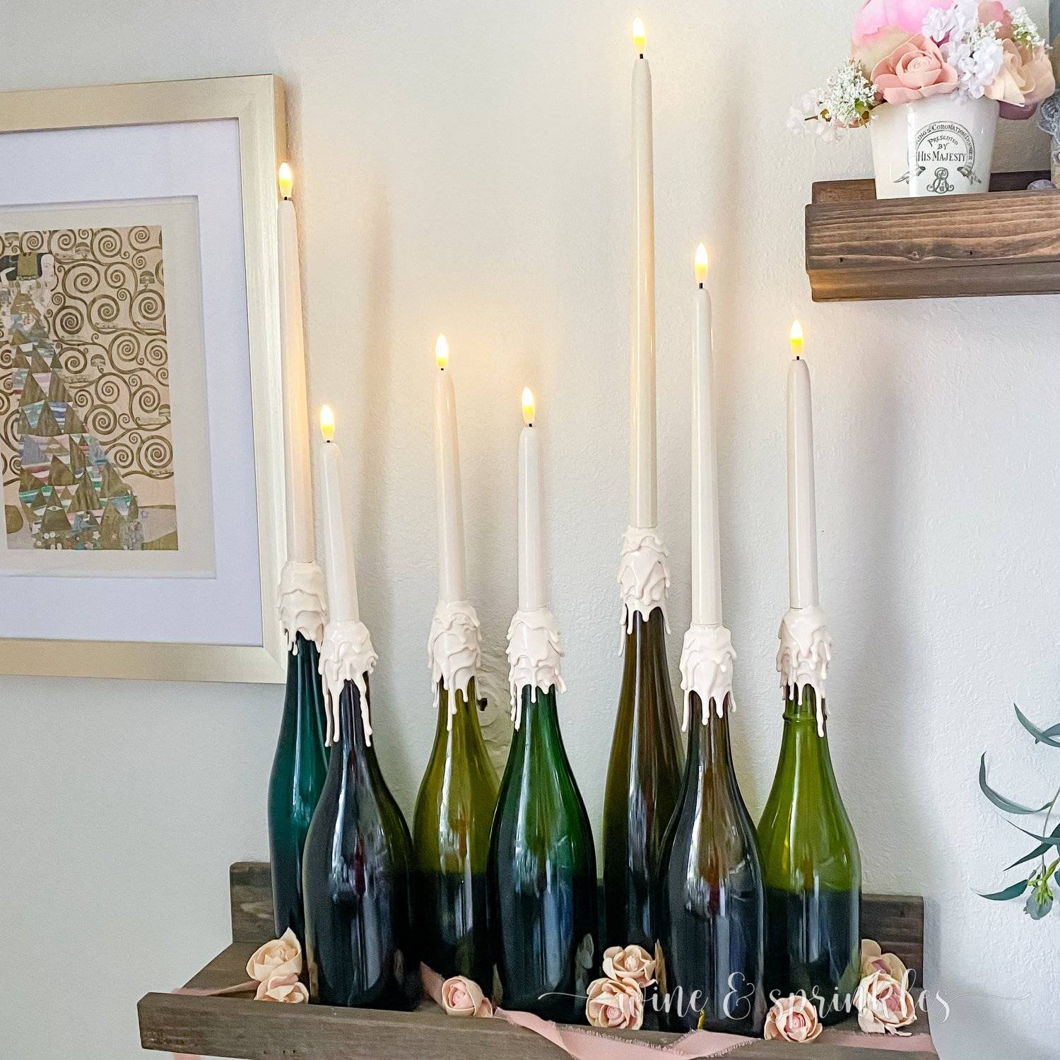 5 Wine Bottle Crafts to Repurpose Your Holiday Bottles