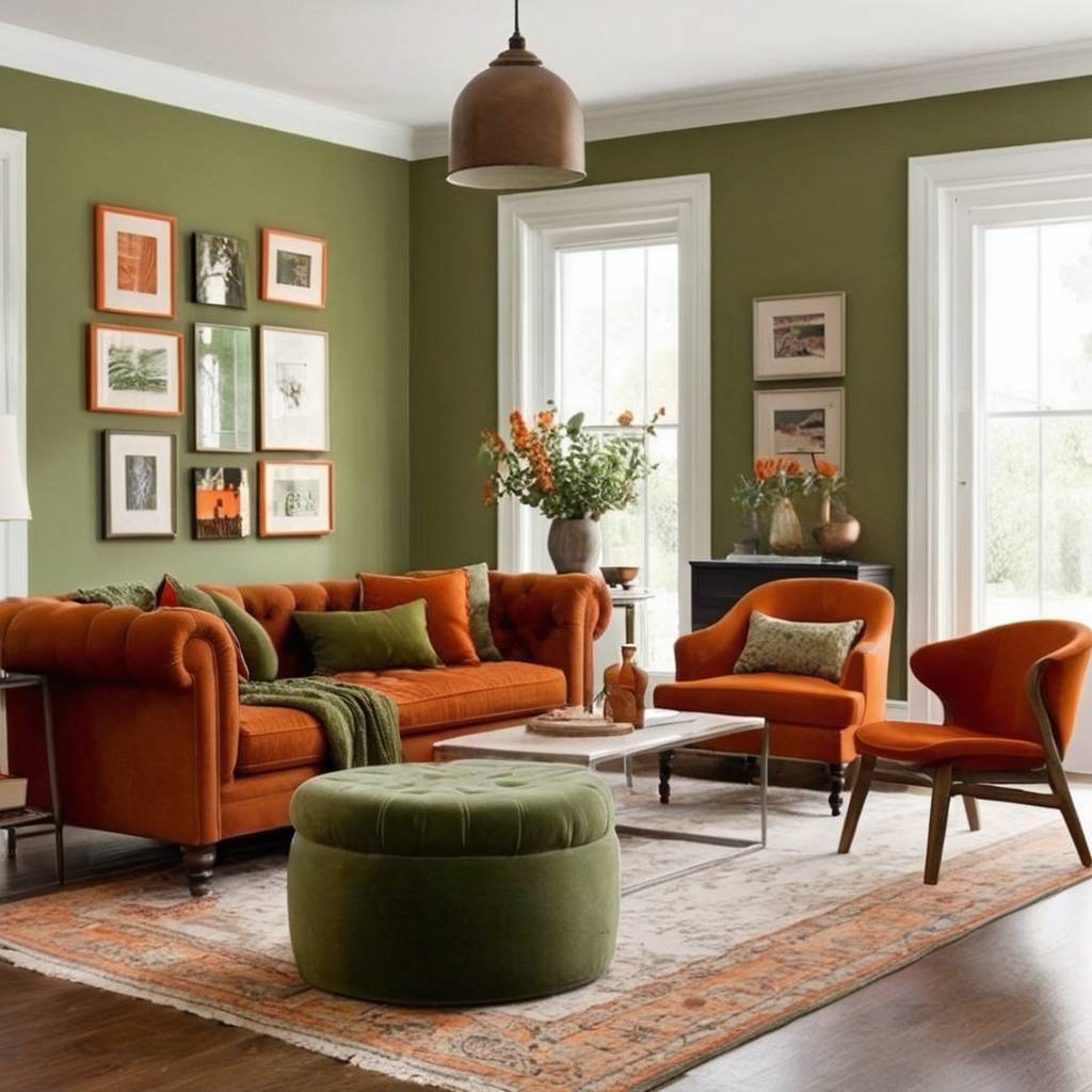 Your Guide for Decor Colors That Go With Olive Green