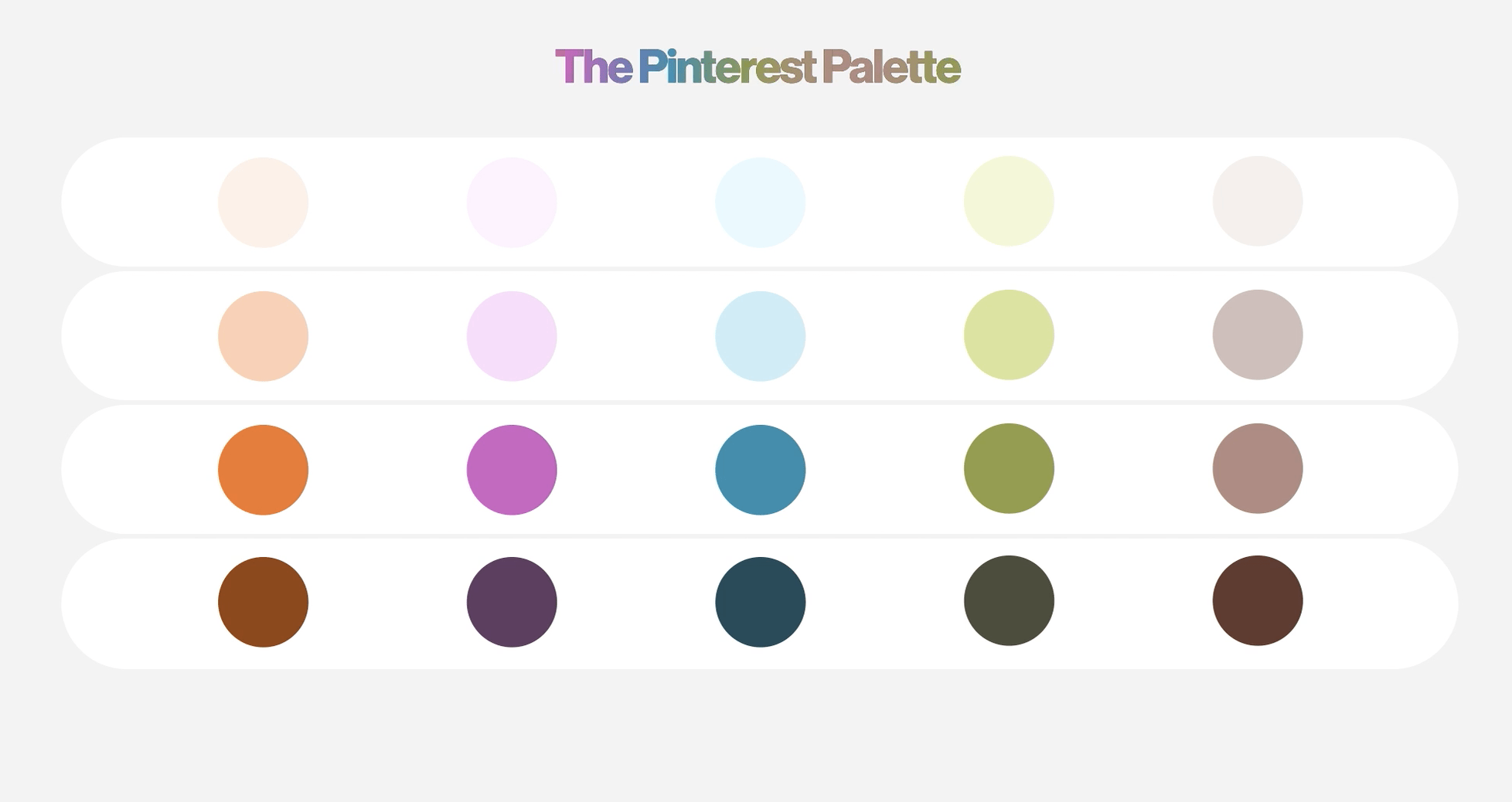 Introducing The Pinterest Palette 2024: Colors to Get Creative With