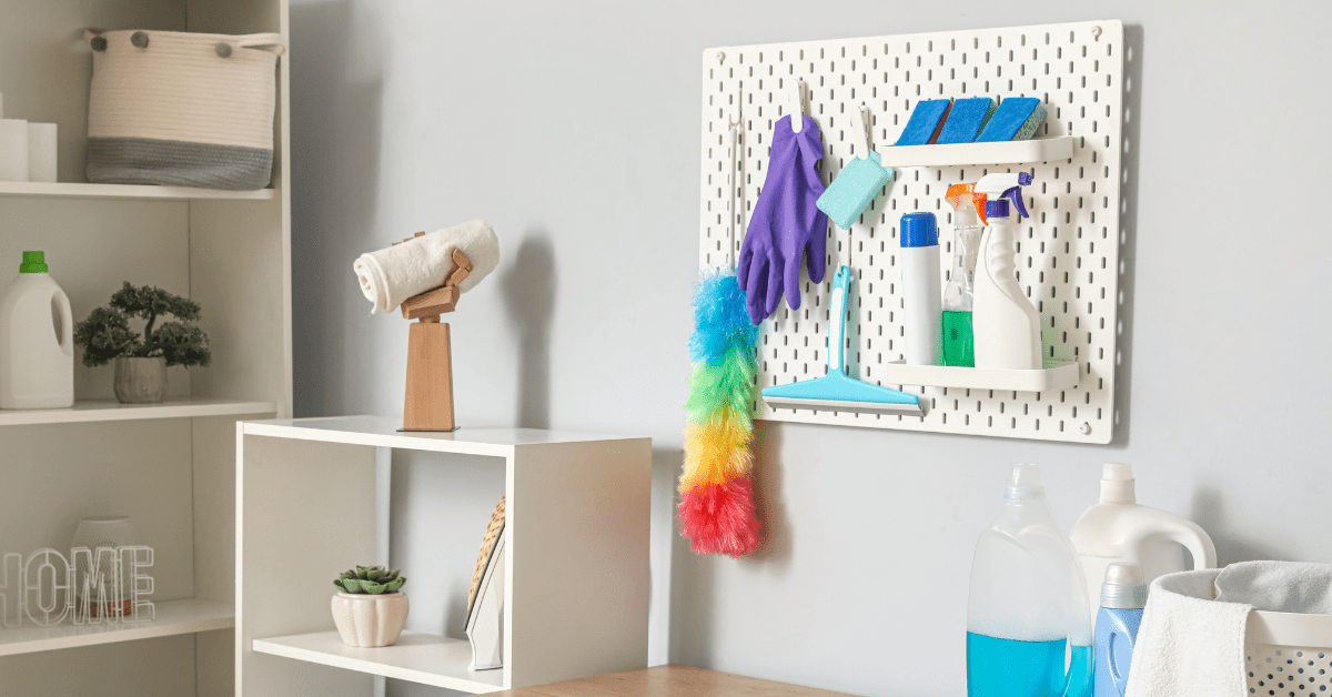 6 Sleek Storage Solutions for Cleaning Supplies