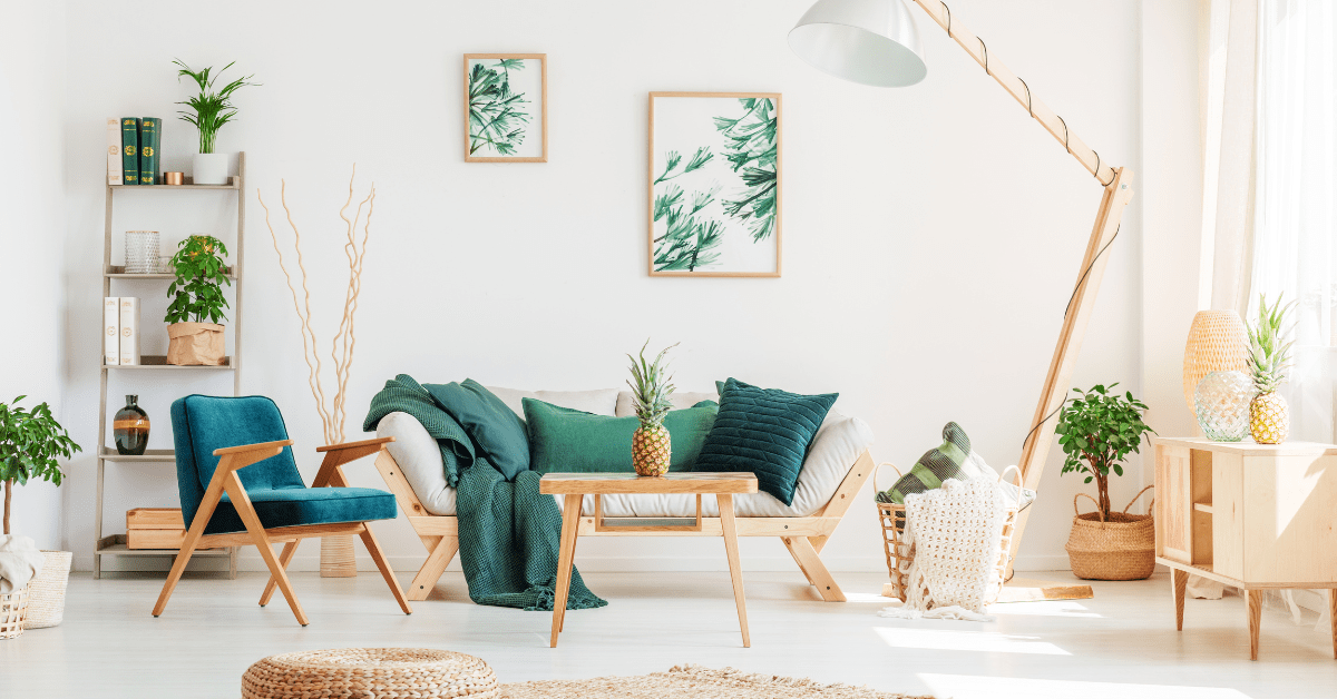 6 Colors That Go Good with Green in Home Decor