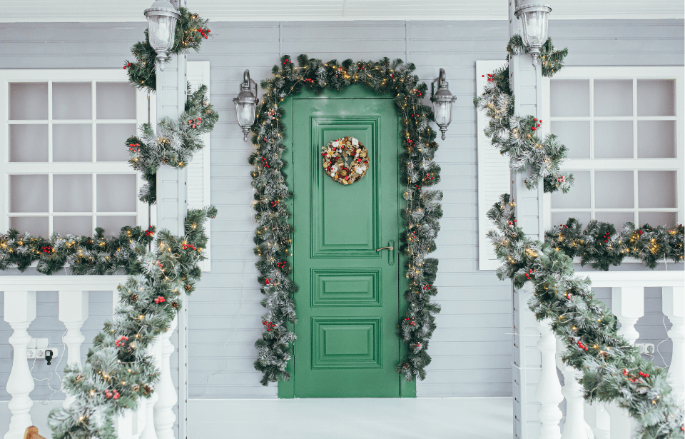 The Best Front Door Colors For A Cozy Winter